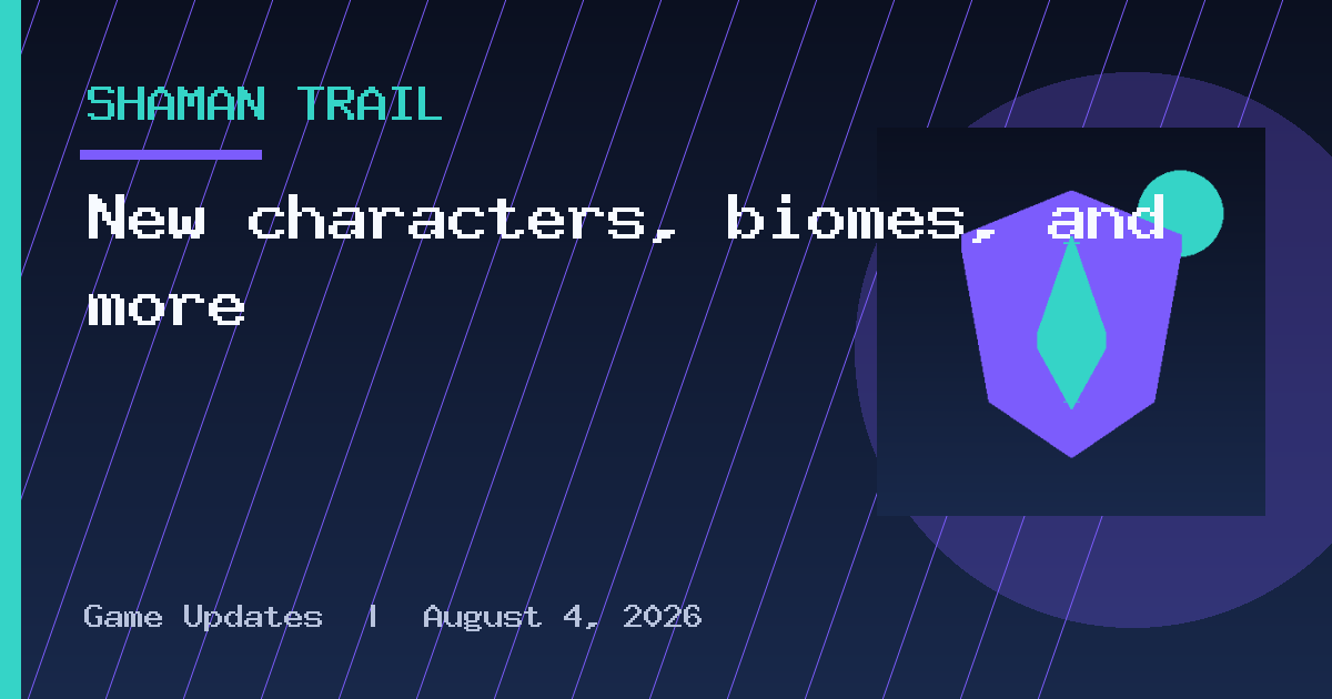 New characters, biomes, and more