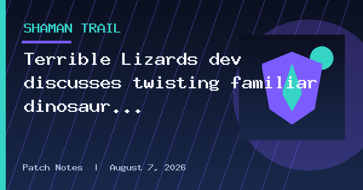 Terrible Lizards dev discusses twisting familiar dinosaur designs, out Oct 29